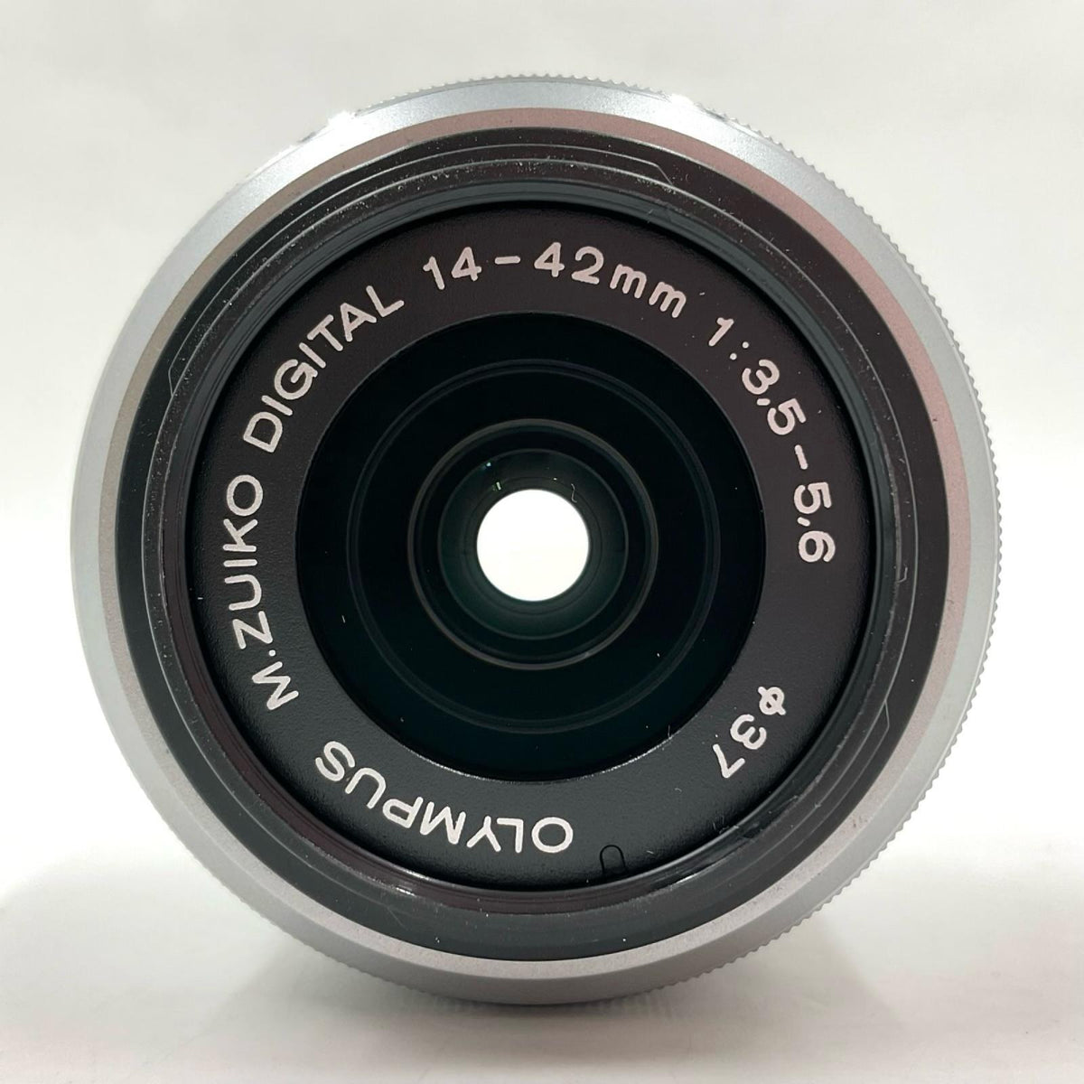 【全額返金保証】【最速発送】OLYMPUS M.ZUIKO DIGITAL 14-42mm F3.5-5.6 II R シルバー 美品 動作確認済