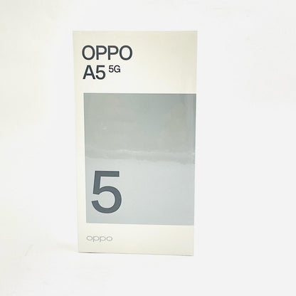 【全額返金保証】【最速発送】OPPO A 5 5G 128GB ホワイト au OPG06 白ロム 新品未開封 即納OK