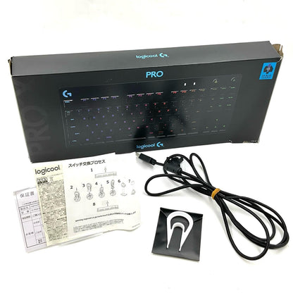 【全額返金保証】【最速発送】Logicool PRO X Gaming Keyboard G-PKB-002 YU0037 動作確認済