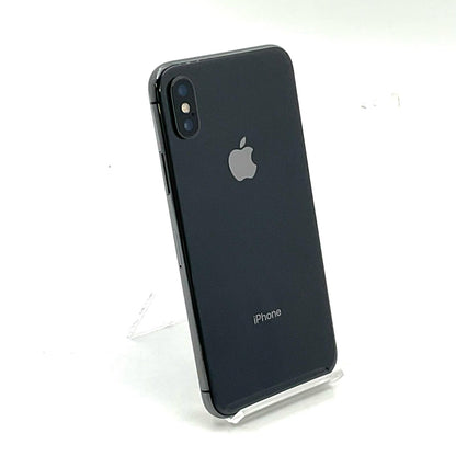 【最速発送】Apple iPhone iPhone X 256GB スペースグレイ au 白ロム【難有】 71%
