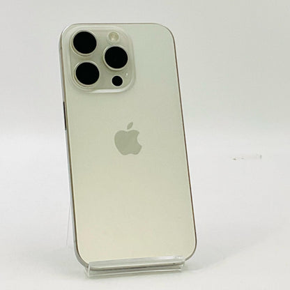 【全額返金保証】【最速発送】Apple iPhone iPhone Pro 15 256GB ホワイトチタニウム Softbank 白ロム 美品 動作確認済 84%