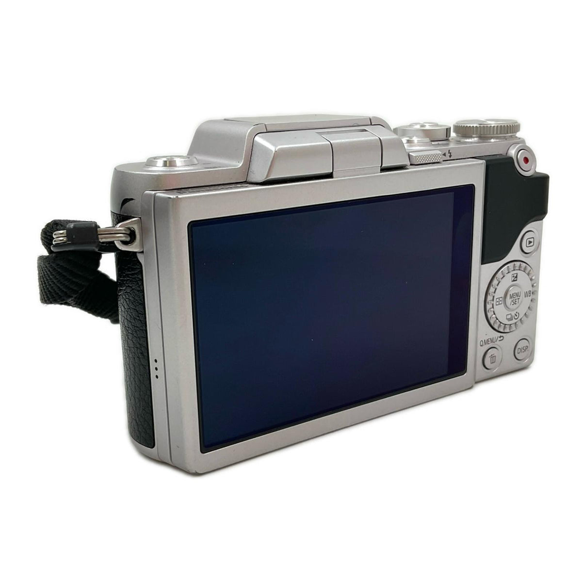 【全額返金保証】【最速発送】Panasonic デジタル一眼 LUMIX DMC-GF7 シルバー 美品 動作確認済