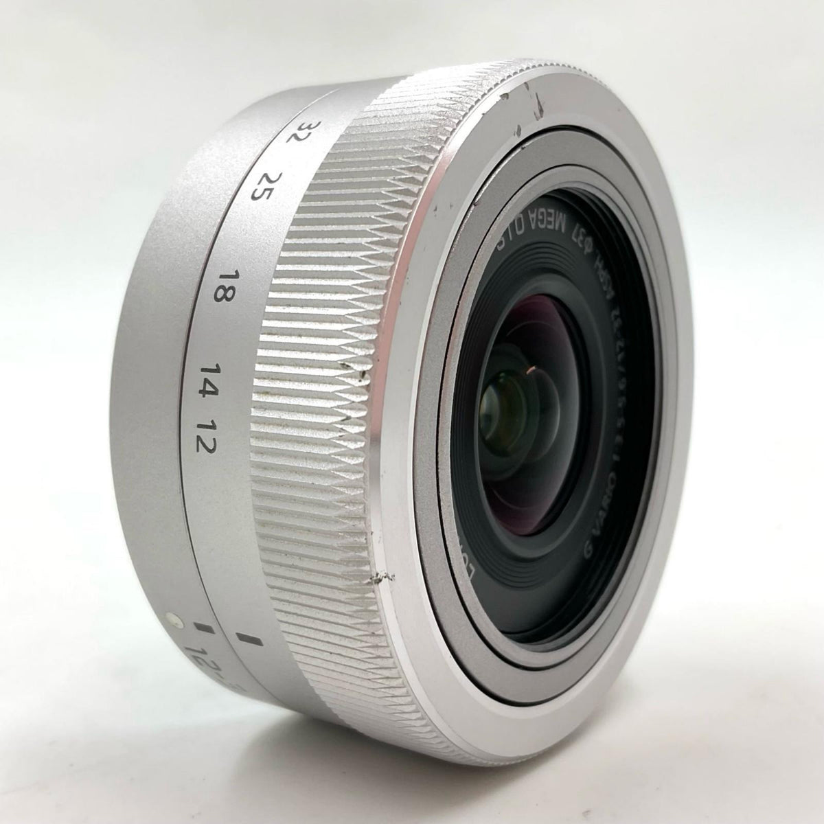 【全額返金保証】【最速発送】Panasonic LUMIX G VARIO 12-32mm/F3.5-5.6 ASPH./MEGA O.I.S. H-FS12032-S [シルバー] 動作確認済