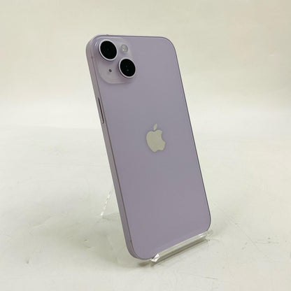 【全額返金保証】【最速発送】Apple iPhone iPhone 14 Plus 128GB パープル SIMフリー 白ロム 美品 動作確認済 84%