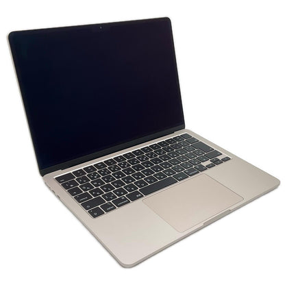 【全額返金保証】【最速発送】Apple MacBook Air 13インチ 2024 Apple M3 8GB SSD 512GB スターライト 99% 美品 動作確認済