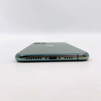 【全額返金保証】【最速発送】Apple iPhone iPhone 11 Pro Max 64GB ミッドナイトグリーン docomo 白ロム 美品 動作確認済 85%