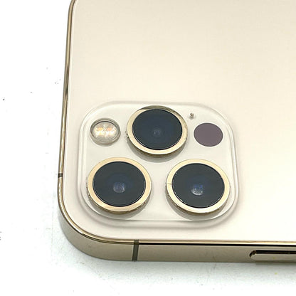 【最速発送】Apple iPhone iPhone 12 Pro 128GB ゴールド au 白ロム【難有】 75%