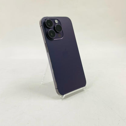 【全額返金保証】【最速発送】Apple iPhone iPhone 14 Pro 256GB ディープパープル au SIMフリー 白ロム 動作確認済 74%