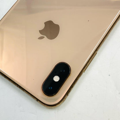 【最速発送】Apple iPhone iPhone XS 256GB ゴールド au SIMフリー 白ロム【難有】 81%