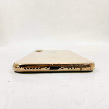 【最速発送】Apple iPhone iPhone XS 256GB ゴールド au SIMフリー 白ロム【難有】 81%
