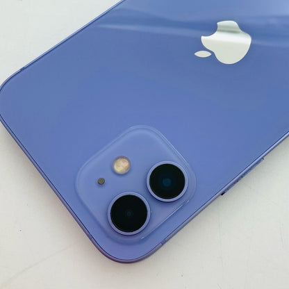 【全額返金保証】【最速発送】Apple iPhone iPhone 12 64GB パープル docomo SIMフリー 白ロム 動作確認済 72%