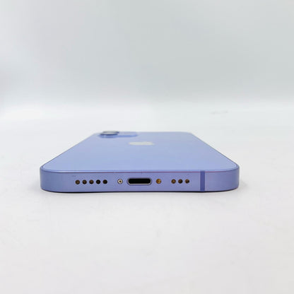 【全額返金保証】【最速発送】Apple iPhone iPhone 12 64GB パープル docomo SIMフリー 白ロム 動作確認済 72%