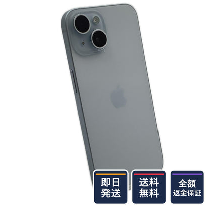 【全額返金保証】【最速発送】Apple iPhone iPhone 15 256GB ブルー docomo SIMフリー 白ロム 美品 動作確認済 83%