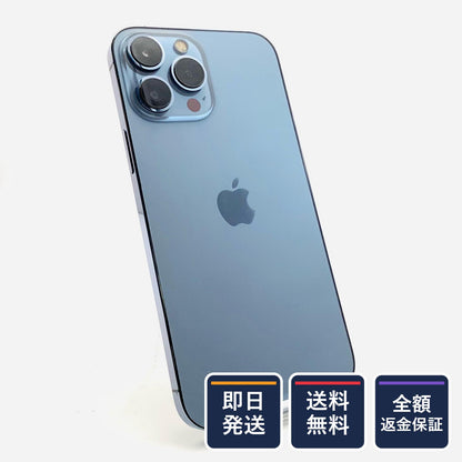 【全額返金保証】【最速発送】Apple iPhone iPhone 13 Pro Max 256GB シエラブルー SIMフリー 白ロム 動作確認済 75%