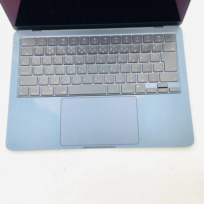 【全額返金保証】【最速発送】Apple MacBook Air 13インチ 2022 Apple M2 8GB SSD 256GB ミッドナイト 98% 動作確認済