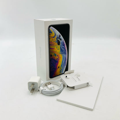 【最速発送】Apple iPhone iPhone XS 256GB シルバー Softbank SIMフリー 白ロム【難有】 102%
