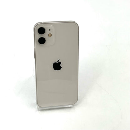 【全額返金保証】【最速発送】Apple iPhone iPhone 12 mini 64GB ホワイト au SIMフリー 白ロム 美品 動作確認済 100%
