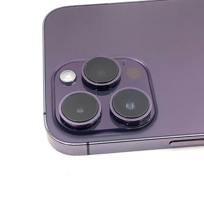 【全額返金保証】【最速発送】Apple iPhone iPhone 14 Pro Max 128GB ディープパープル au SIMフリー 白ロム 動作確認済 81%