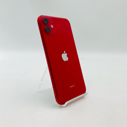 【全額返金保証】【最速発送】Apple iPhone iPhone 11 64GB (PRODUCT)RED au SIMフリー 白ロム 動作確認済 72%
