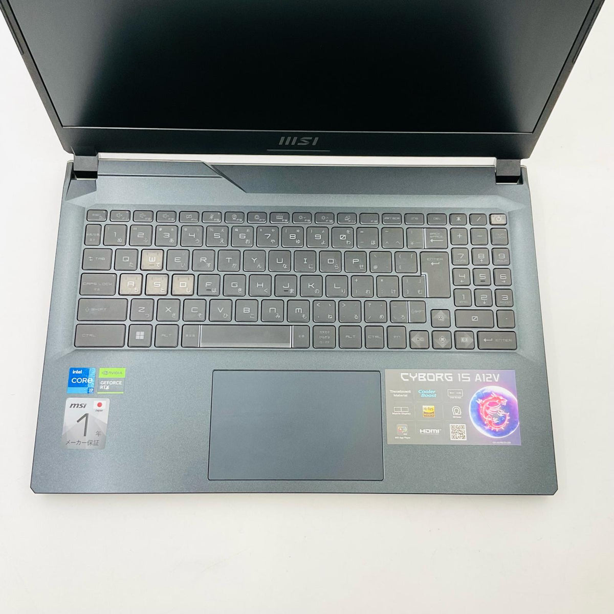 【全額返金保証】【最速発送】Micro-Star International Co., Ltd. GF Cyborg 15 A12VF 12th Gen Intel(R) Core(TM) i7-12650H 16GB SSD(NVMe) 512GB Intel(R) UHD Graphics / NVIDIA GeForce RTX 4060 Laptop GPU 91% 美品 動作確認済