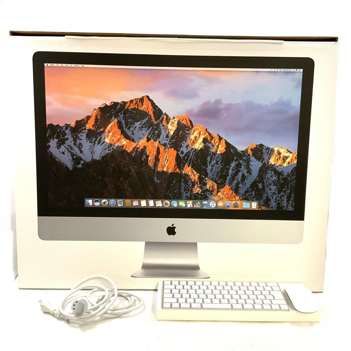 【全額返金保証】【最速発送】Apple iMac 27インチ Quad-Core Intel Core i5 8GB フュージョンドライブ HDD 1TB シルバー 美品 動作確認済