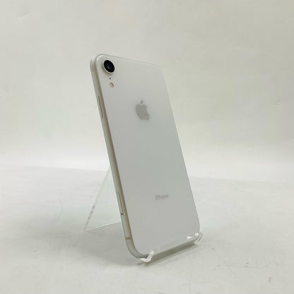 【最速発送】Apple iPhone iPhone XR 256GB ホワイト docomo SIMフリー 白ロム【難有】 87%