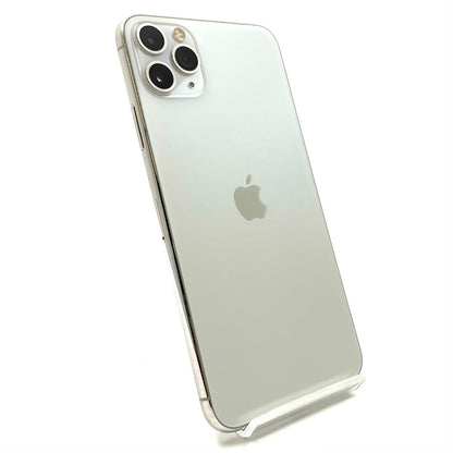 【最速発送】Apple iPhone iPhone 11 Pro Max 256GB シルバー docomo 白ロム【難有】 76%