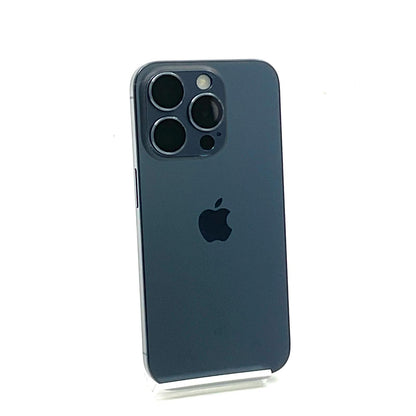 【全額返金保証】【最速発送】Apple iPhone iPhone 15 Pro 256GB ブルーチタニウム docomo SIMフリー 白ロム 動作確認済 86%