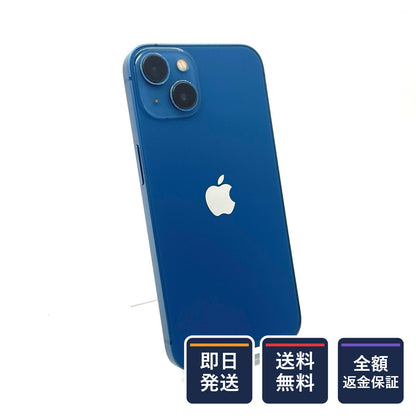 【全額返金保証】【最速発送】Apple iPhone iPhone 13 128GB ブルー au SIMフリー 白ロム 動作確認済 70%