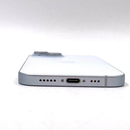 【全額返金保証】【最速発送】Apple iPhone iPhone 15 128GB ブルー 楽天モバイル SIMフリー 白ロム 美品 動作確認済 85%