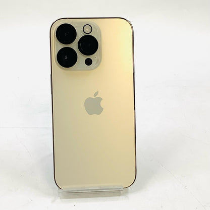 【全額返金保証】【最速発送】Apple iPhone iPhone 14 Pro 128GB ゴールド Softbank SIMフリー 白ロム 美品 動作確認済 100%