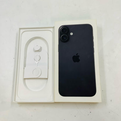 【全額返金保証】【最速発送】Apple iPhone iPhone 16 Plus 128GB ブラック au SIMフリー 白ロム 動作確認済 96%
