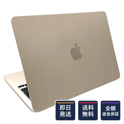 【全額返金保証】【最速発送】Apple MacBook Air 13インチ 2024 Apple M3 16GB SSD 256GB スターライト 96% 美品 動作確認済