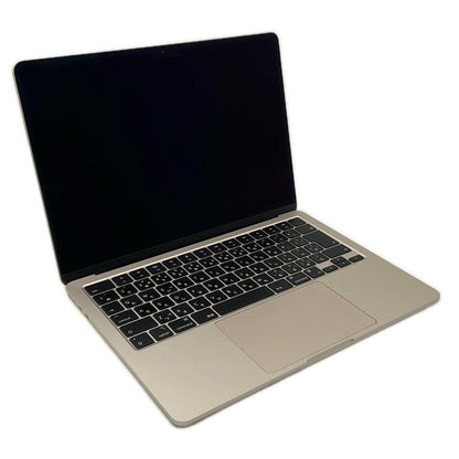 【全額返金保証】【最速発送】Apple MacBook Air 13インチ 2024 Apple M3 16GB SSD 256GB スターライト 96% 美品 動作確認済