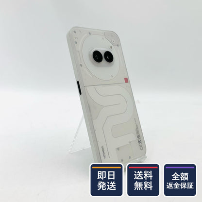 【全額返金保証】【最速発送】NOTHING NOTHING(2a) 128GB ミルク SIMフリー A142 白ロム 動作確認済