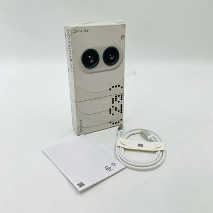 【全額返金保証】【最速発送】NOTHING NOTHING(2a) 128GB ミルク SIMフリー A142 白ロム 動作確認済