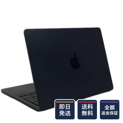 【全額返金保証】【最速発送】Apple MacBook Air 13インチ 2022 Apple M2 8GB SSD 256GB ミッドナイト 85% 美品 動作確認済