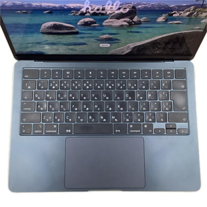 【全額返金保証】【最速発送】Apple MacBook Air 13インチ 2022 Apple M2 8GB SSD 256GB ミッドナイト 85% 美品 動作確認済