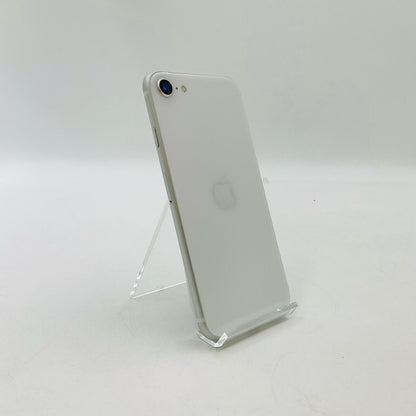 【全額返金保証】【最速発送】Apple iPhone iPhone SE (2nd generation) 64GB ホワイト au SIMフリー 白ロム 動作確認済 78%