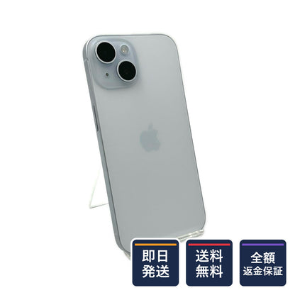 【全額返金保証】【最速発送】Apple iPhone iPhone 15 128GB ブルー Softbank SIMフリー 白ロム 美品 動作確認済 83%
