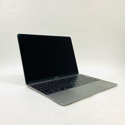 【全額返金保証】【最速発送】Apple MacBook 12インチ 2017 Dual-Core Intel Core m3 8GB SSD 256GB スペースグレイ 82% 動作確認済