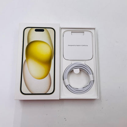 【全額返金保証】【最速発送】Apple iPhone iPhone 15 256GB イエロー SIMフリー 白ロム 美品 動作確認済 90%