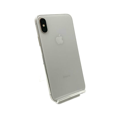 【最速発送】Apple iPhone iPhone X 64GB シルバー docomo 白ロム【難有】 77%