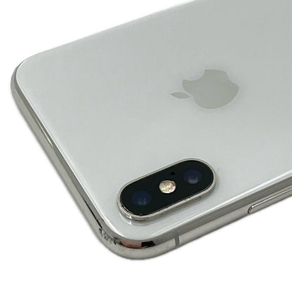 【最速発送】Apple iPhone iPhone X 64GB シルバー docomo 白ロム【難有】 77%