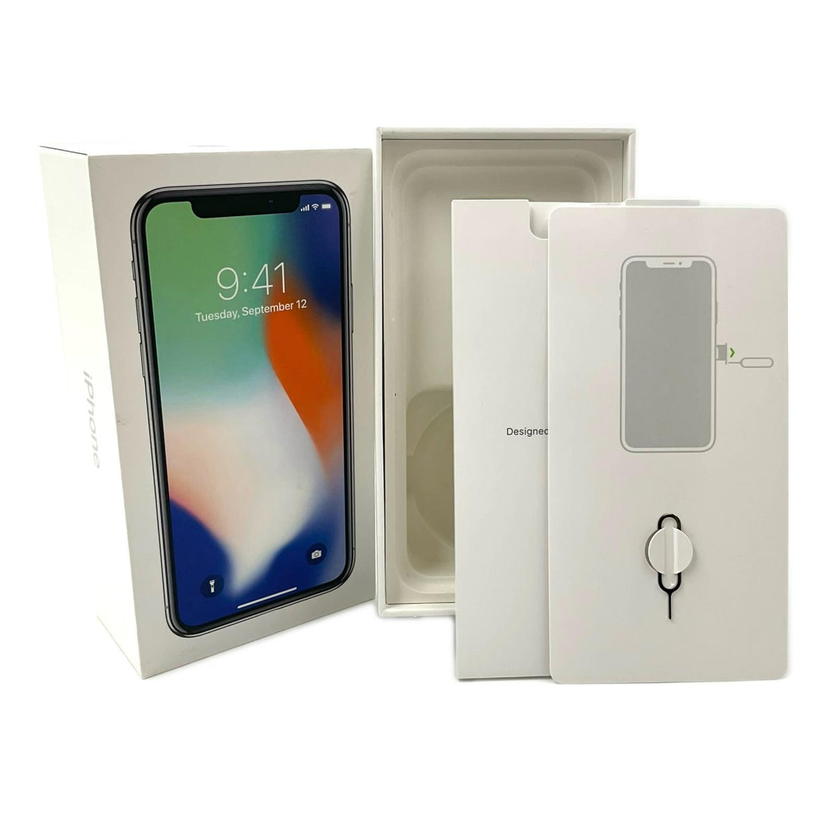【最速発送】Apple iPhone iPhone X 64GB シルバー docomo 白ロム【難有】 77%