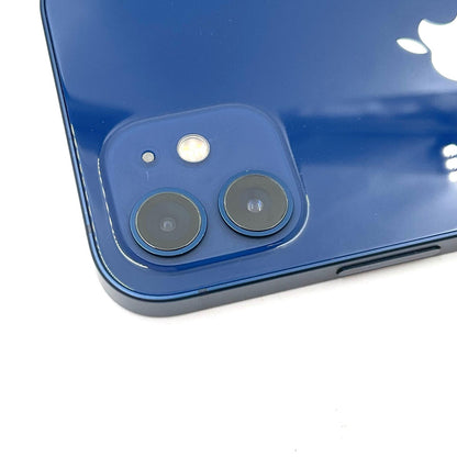 【全額返金保証】【最速発送】Apple iPhone iPhone 12 64GB ブルー Softbank SIMフリー 白ロム 動作確認済 74%