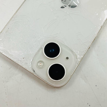 【最速発送】Apple iPhone iPhone 14 128GB スターライト docomo SIMフリー 白ロム【難有】 81%
