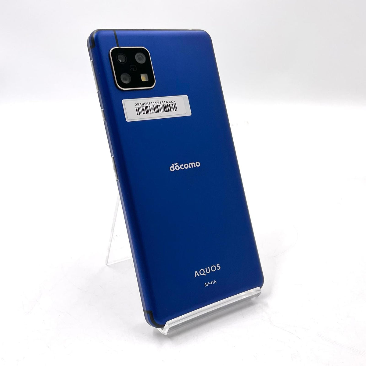 【最速発送】SHARP AQUOS sense4 64GB ブルー docomo SIMフリー SH-41A 白ロム【難有】