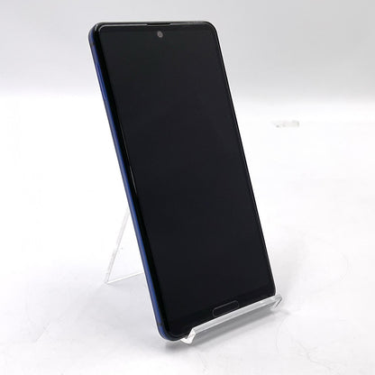 【最速発送】SHARP AQUOS sense4 64GB ブルー docomo SIMフリー SH-41A 白ロム【難有】