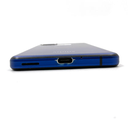 【最速発送】SHARP AQUOS sense4 64GB ブルー docomo SIMフリー SH-41A 白ロム【難有】